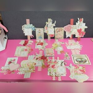 Anna Griffin Valentine's Love Collage Card Tops (0182)